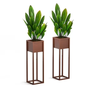 Blumenständer Braun 2er